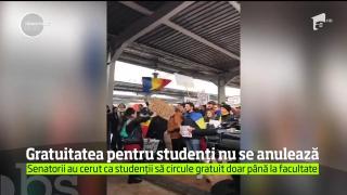 Studenţii vor circula în continuare gratuit cu trenul, anunţă Ministerul Transporturilor (VIDEO)