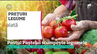 Postul Paştelui creşte preţul legumelor din pieţe (VIDEO)
