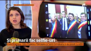 Liviu Dragnea, Călin Popescu Tăriceanu și Sorin Grindeanu s-au pozat cu edilii