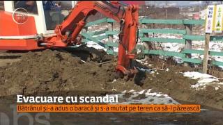 Un bătrân a blocat lucrările la şoseaua de centură din Tg. Jiu, pentru că nu a fost despăgubit
