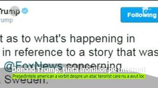 Donald Trump, ridiculizat, pe reţelele de socializare. Peşedintele american a vorbit despre un atac terorist inventat
