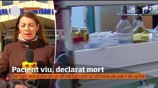 Eroare macabră la Spitalul din Constanţa: Pacient viu, DECLARAT MORT! Familia a văzut abia la capelă că în sicriu e un NECUNOSCUT