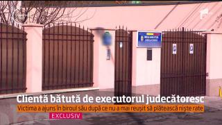 Lovită şi înjurată de executorul judecătoresc! Victima a ajuns în biroul său după ce nu a mai reușit să plătească niște rate
