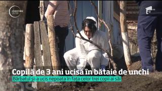 Au plecat să muncească în Anglia, pentru fetiţa lor de 3 ani, pe care au lăsat-o în grija unui unchi. Acesta a omorât-o în bătaie!