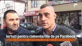 Iertați pentru comentariile făcute de pe Facebook, la un video postat de Poliţia Locală Gorj