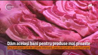 Românii cumpără produse mai proaste decât restul Europei, pe aceiaşi bani