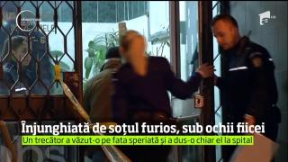 Coşmarul unei COPILE! Sub ochii ei, mama i-a fost înjunghiată de tatăl furios