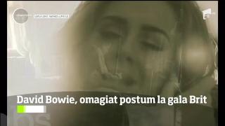 Omagiu emoţionant pentru David Bowie la Gala BRIT