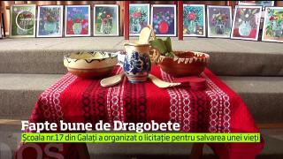 Fapte bune de Dragobete, la Galaţi: Elevii unei şcoli au realizat o licitaţie de picturi pentru a-şi ajuta o profesoară grav bolnavă
