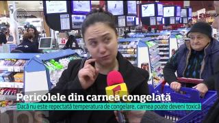 Carnea congelată din hipermarketuri poate fi periculoasă pentru sănătate. ANPC a descoperit tone de produse ţinute în condiţii improprii