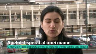 O mamă din Iaşi a pierdut custodia copiilor săi, în favoarea tatălui italian. Acum, o comunitate vrea să împiedice plecarea băieţilor în peninsulă