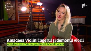 Ea este Amadeea. Cea mai talentată şi provocatoare violonistă din România