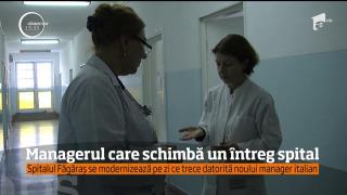 Spitalul din Făgăraş, tot mai primitor. Noul manager italian a făcut schimbări, ba chiar a renunţat la salariu