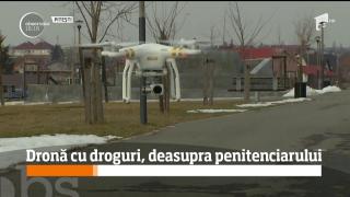 CAZ INCREDIBIL: Un bărbat a vrut să plaseze cu o DRONĂ în Penitenciarul Mioveni un pachet în care era canabis
