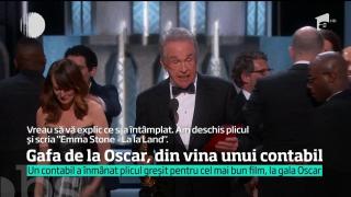 A fost descoperit vinovatul de gafa monumentală de la decernarea premiilor Oscar! De ce au fost încurcate plicurile cu câştigătorii