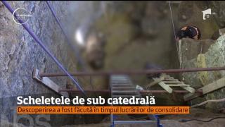 Descoperire MACABRĂ în Catedrala Romano-Catolică din Iasi! Arheologii au multe nelămuriri