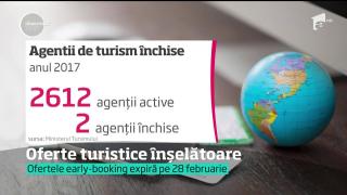 Iluzii la jumătate de preţ! Sute de români au fost păcăliţi de agenţii de turism fantomă