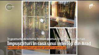 Avertisment în stil mafiot, la Arad! Liniştea nopţii a fost tulburată de FOCURI DE ARME