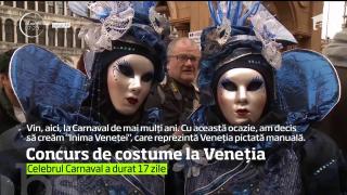 Concursul Costumelor, la Veneţia. Designeri din toată lumea şi-au etalat ţinutele în Piaţa San Marco