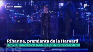Rihanna a fost declarată omul anului de Universitatea Harvard. Pentru ce a fost premiată artista