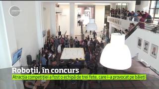 Campionat de ROBOŢI, la Sibiu. Studenţii de la Inginerie au avut idei inedite şi la a doua ediţie
