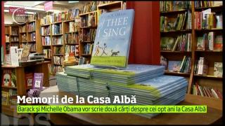 Barack şi Michelle Obama îşi vor scrie MEMORIILE! Cei doi ar putea lua 60 de milioane de dolari pentru două cărţi (VIDEO)