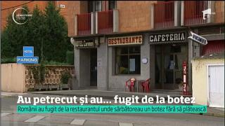 120 de români au dat "ţeapă" unui restaurant spaniol! Au plecat fără să plătească nota de plată, după un botez!