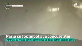 Au fost prinşi incendiatorii casei de pariuri de lângă Bucureşti, din luna decembrie