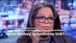 Oprah Winfrey ar putea candida la preşedinţia Statelor Unite ale Americii (VIDEO)