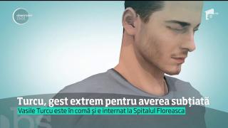 Vasile Turcu şi-a plănuit sinuciderea. Salvat de soţie, riscă să rămână paralizat
