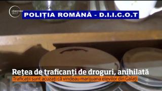 O reţea de traficanţi care vindea droguri în licee a fost anihilată la Galaţi