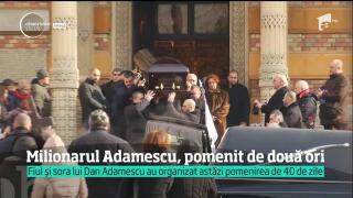 A început deja războiul pe averea lui Dan Adamescu. Văduva şi fiul se luptă pentru jumătate de miliard de euro