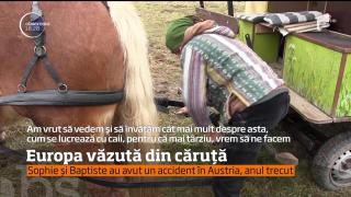 Doi tineri şi-au construit singuri o trăsură şi au pornit cu ea prin Europa. Au ajuns şi în România