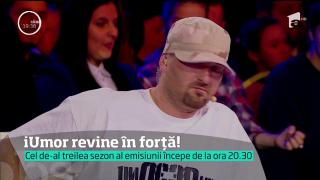 Cel de-al treilea sezon al show-ului iUmor aduce pe scenă concurenţi capabili să smulgă zâmbete, chiar şi în moduri şocante