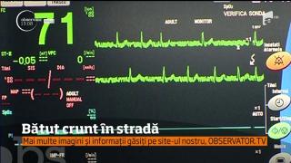 Bătaie CRUNTĂ în Botoşani: Un bărbat a fost lăsat într-o baltă de sânge după ce a fost bătut, în stradă, de mai multe persoane