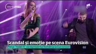 Scandal şi emoţie pe scenă Eurovision. Piesa "Yodel It" va reprezenta România la Eurovision