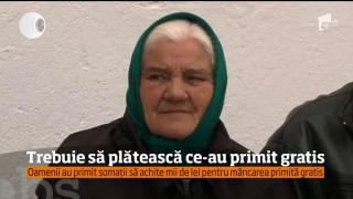 Situaţie INCREDIBILĂ în Constanţa: Zeci de pensionari sunt puşi să plătească MII de lei pentru mâncarea primită GRATUIT în 2013