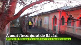 Sfârşit TRAGIC pentru un bărbat din Vrancea. A fost găsit CARBONIZAT în bucătăria de vară !