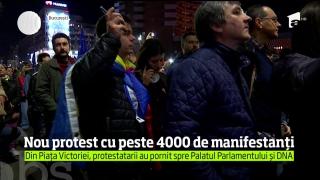 Noi proteste în Capitală! Mii de oameni au mărşăluit, duminică, pentru susţinerea DNA