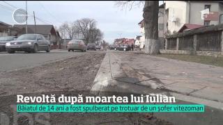 DURERE ŞI REVOLTĂ după ce un tânăr inconştient, 21 de ani, cu permisul suspendat, a lovit mortal cu maşina un copil de 14 ani, PE TROTUAR