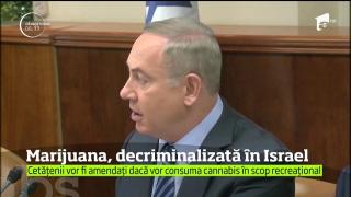 Consumul de marijuana, decriminalizat în Israel. Peste 9% din populaţie consumă cannabis