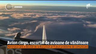 Un avion românesc a fost ESCORTAT DE AVIOANE DE VÂNĂTOARE până la destinaţie. Aeronava a fost interceptată deasupra Mării Nordului