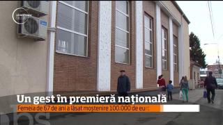 O femeie de 67 de ani din Satu Mare a lăsat 100.000 de euro moştenire Casei de Asigurări de Sănătate