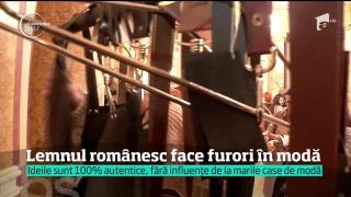 Lemnul românesc face furori în modă