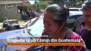 Doliu naţional în Guatemala: Cel puţin 19 adolescente AU MURIT într-un incendiu DEVASTATOR izbucnit la un cămin de fete