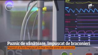 Un paznic de vânătoare din Arad a fost ÎMPUŞCAT de braconieri. Este internat la spital cu răni GRAVE