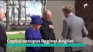 Alfie, copilul nesupus Reginei Angliei. Reacţia micuţului în faţa Majestăţii Sale este VIRALĂ (VIDEO)