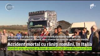 ŞOC în Italia: Un pod rutier s-a PRĂBUŞIT ÎN PLIN TRAFIC. Doi oameni au murit. TREI ROMÂNI au fost RĂNIŢI