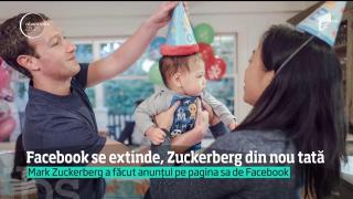 Fondatorul Facebook, Mark Zuckerberg, va fi tată pentru a doua oară!