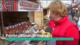 În unele parcuri din Capitală a fost adevărat festin culinar